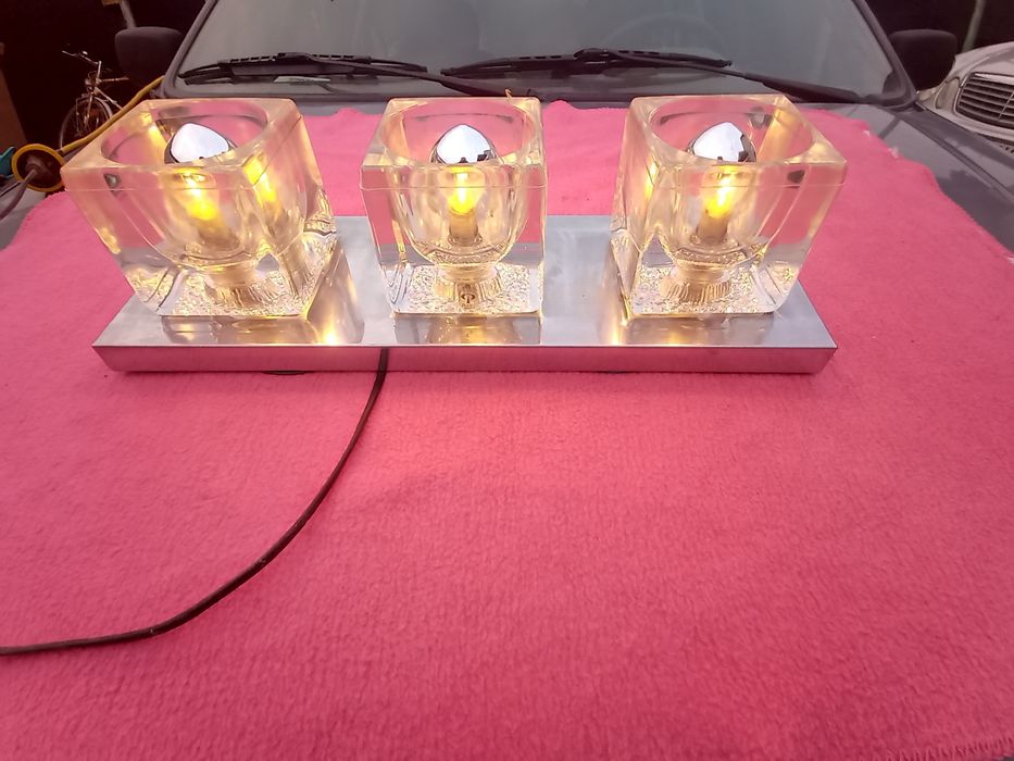 Peil&Putzler Ice Cube,vintage plafoniere