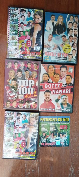 Dvd - uri cu muzica de petrecere și manele
