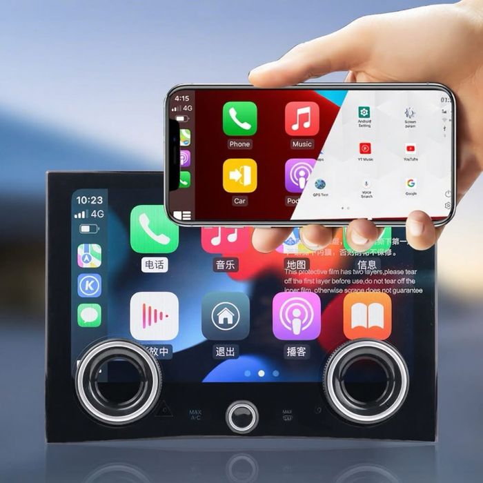 LICHIDARE STOC! Display clima retrofit cu CarPlay L405 sau L494 cu sau fara CD.