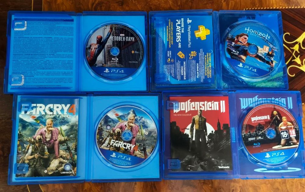 PS4 диски новые, для PS4 и PS5