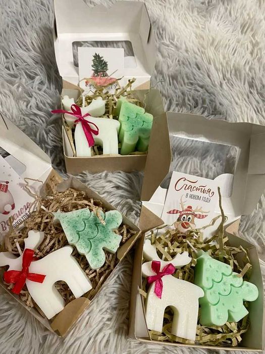 Сет Коледни сапуни за подарък