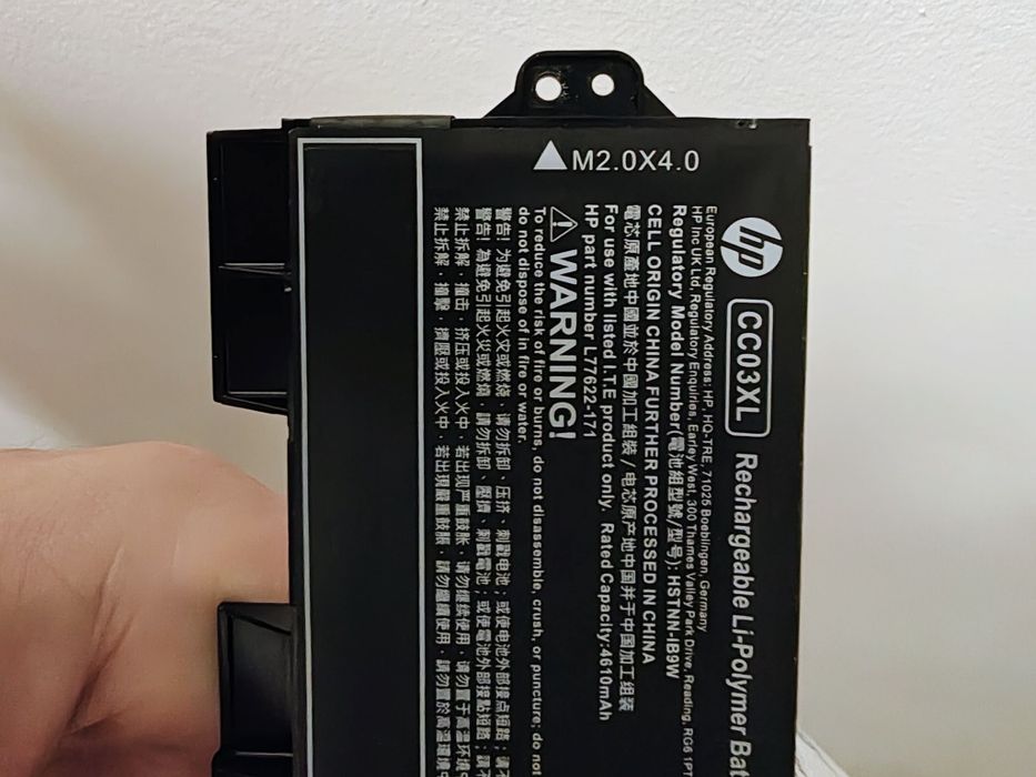 Baterie originală HP CC03XL – 48Wh / 11.4V – Stare foarte bună