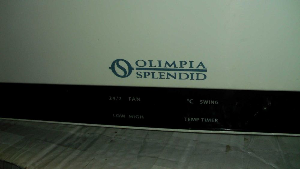 Вентилаторна печка OLIMPIA  за стена/ баня / 2000 W, LED Дистанционно