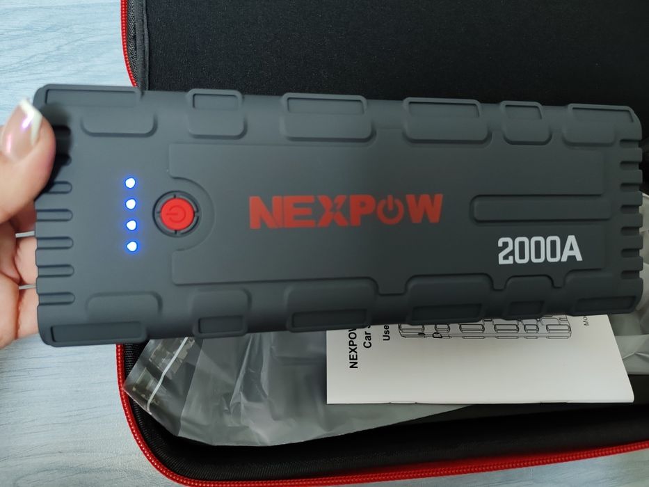Baterie externa + Kit pornire mașină NexPow, G17