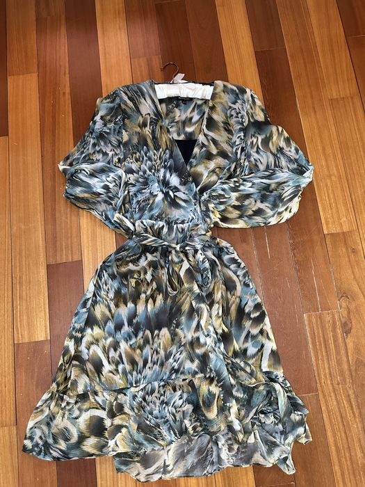 Копринена рокля Massimo Dutti
