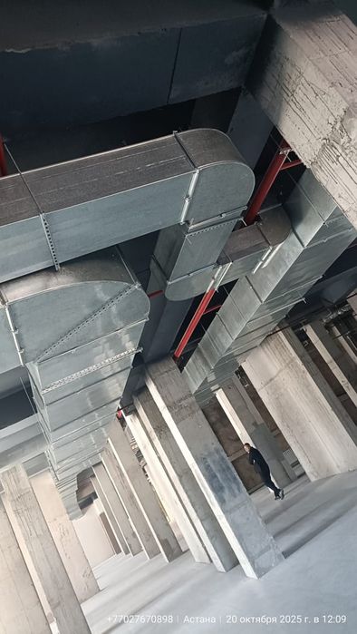 Монтаж вентиляции в Астане