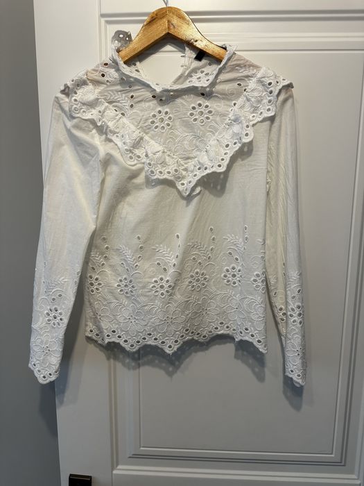 Рубашка блузка zara белая