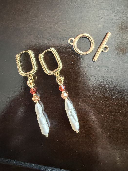 Cercei perle ai cristale swarovski