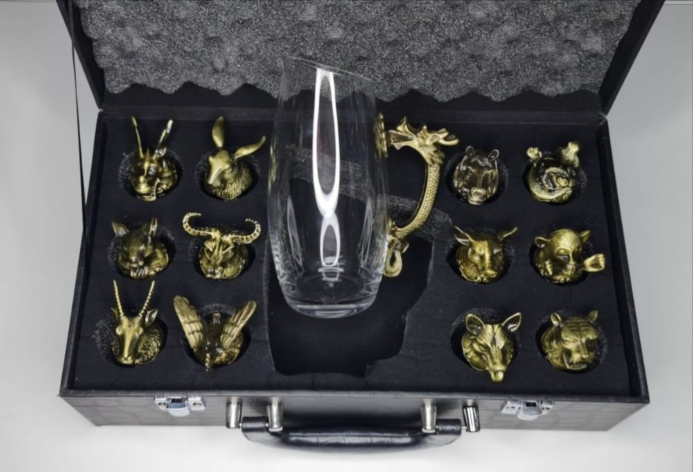 Подарок солидному мужчине стопки перевертыши