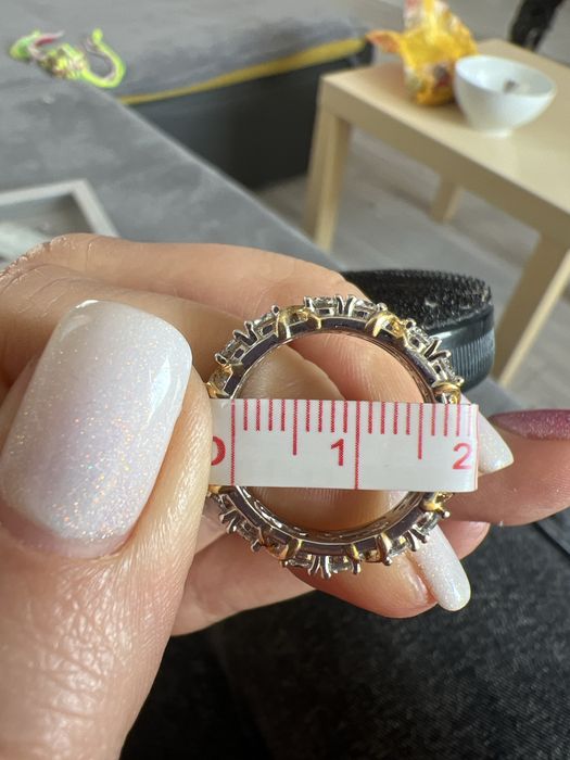 Inele Eternity Trilogy cu rubin, smarald și moissanite naturale