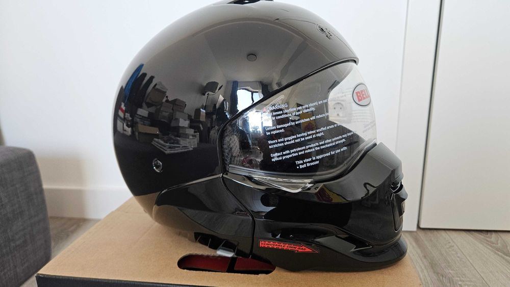 Casca moto neagra Bell Broozer XL (61-62cm) noua