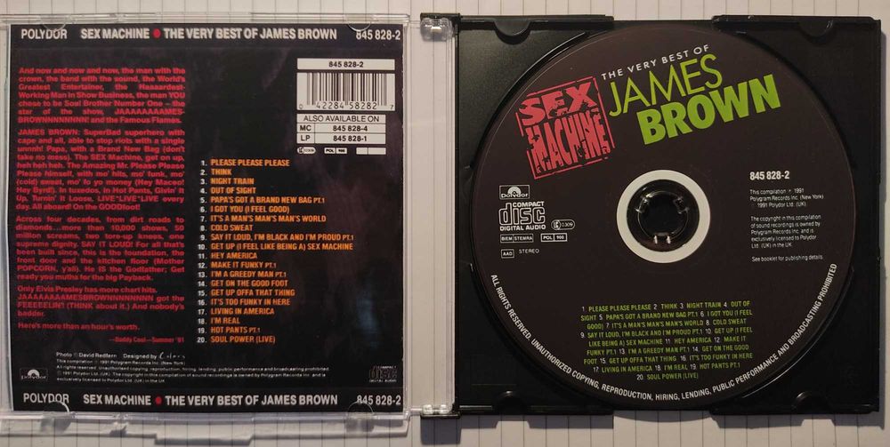 Неофициални дискове James Brown - нови 6 лв броя