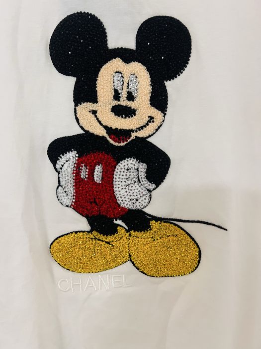 Tricou Chanel cu mickey mouse