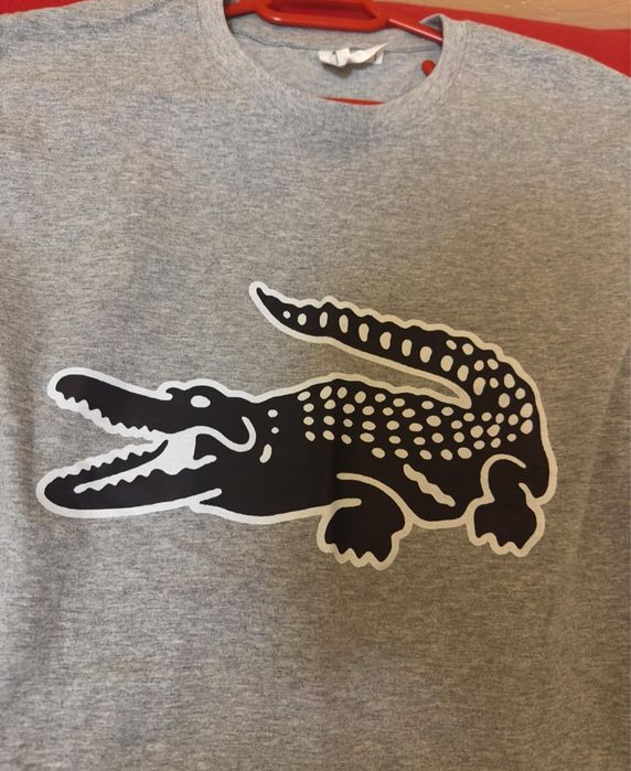 Tricou lacoste gri