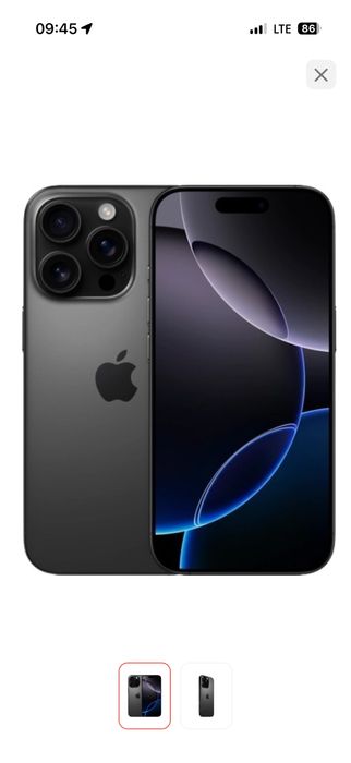 Смартфон Apple iPhone 16 Pro 128Gb черный
