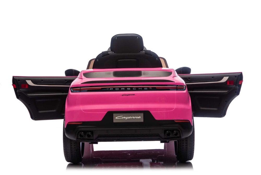 Masinuta electrica Porsche Cayenne 2x35W 12V scaun tapitat Pink