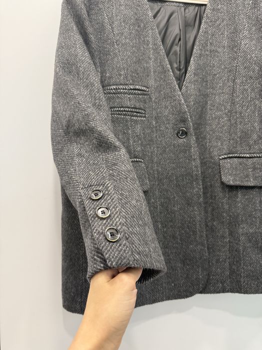 Пальто-пиджак утепленное