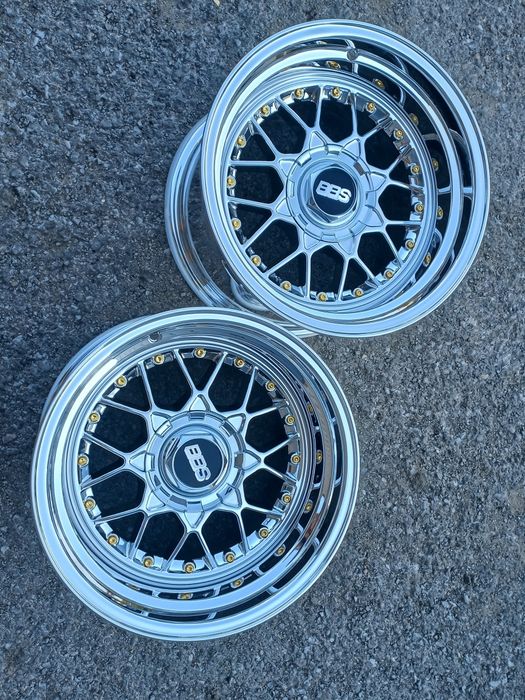16"4х100 Bbs Fm3 Chrome 9-10j et15-12 Bmw E30 Golf 2 3...Чисто Нови..