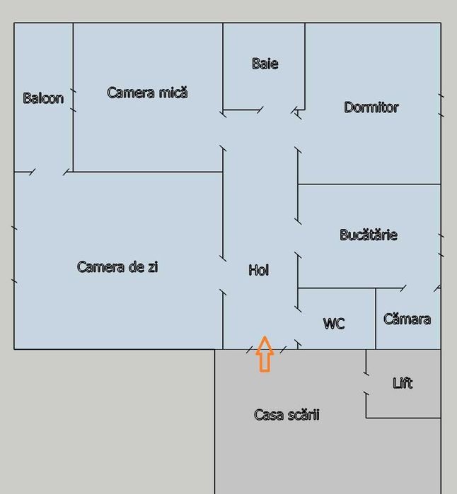 Apartament 3 camere, Decomandat, 73mp utili, Etaj Intermediar, Garaj cu CF, Zona Lipovei