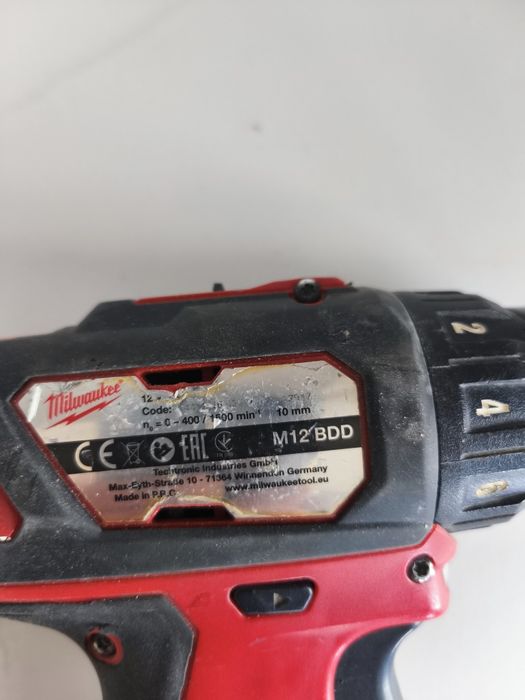Milwaukee M12 BDD - Акумулаторен винтоверт 12V