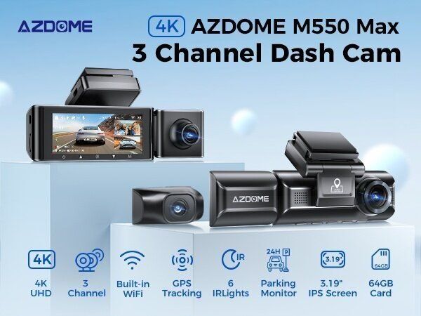 Azdome M500 Продажа установка