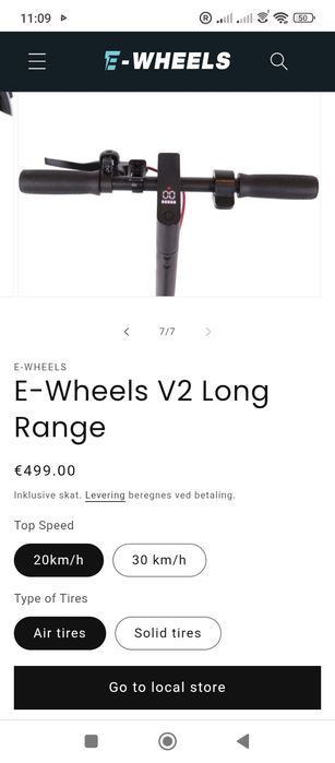 Trotineta electrica E-Wheels V2 Long Range.Profesionala.