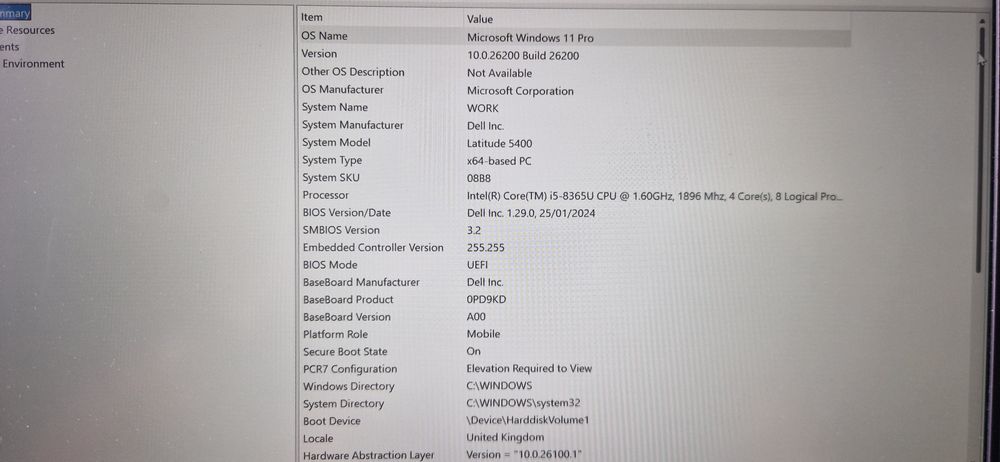 Лаптоп DELL Latitude 5400 Touch Screen 14" FHD i5-8365U / 16GB RAM / 2