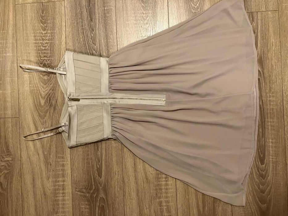 Rochie bej cu corset Warehouse Spotlight S UK8
