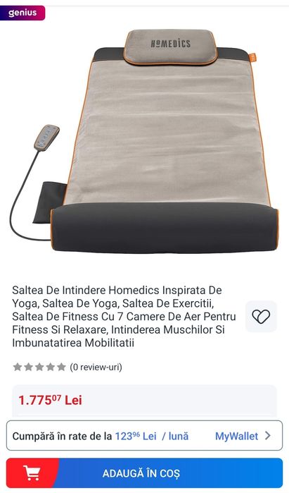 Aparat masaj HoMedics Stretch