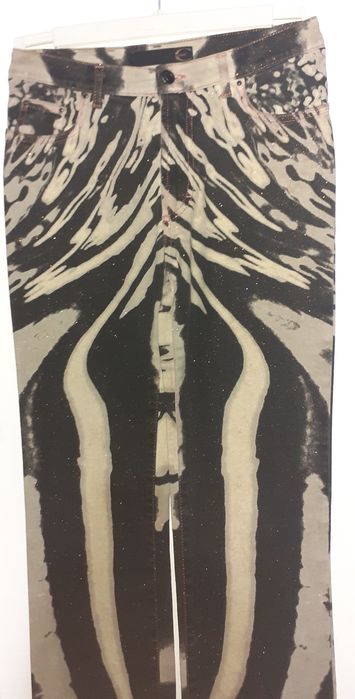 Pantaloni jeans dama de designer Just Cavalli animal print