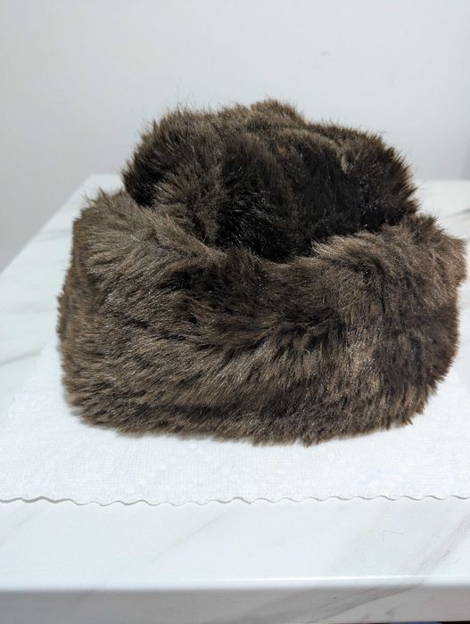 Căciulă de blană naturala PREMIUM – călduroasă, stil elegan (ca nouă!)