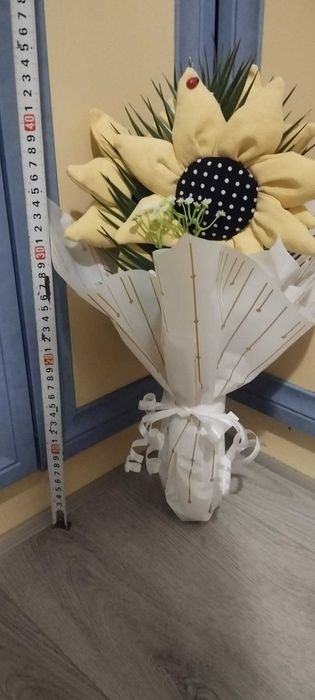 Ръчно изработени цветя от плат