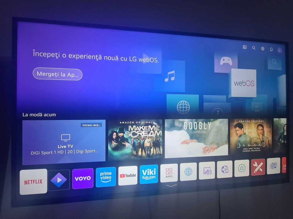 Televizor LG LED 50UQ70003LB, 126 cm, Smart, 4K Ultra HD, Clasa G