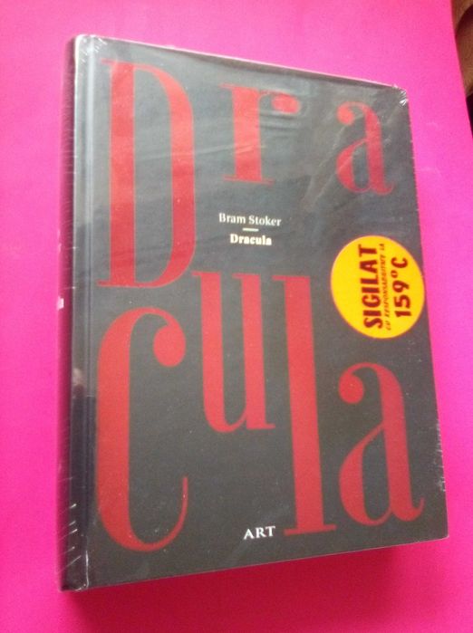 Carte DRACULA de Bram Stoker - NOUĂ sigilată