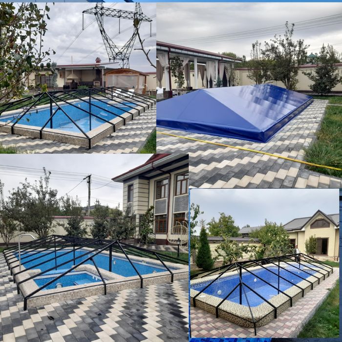 Банер  тент  бассен  баннер  навесларга  установка  киламиз