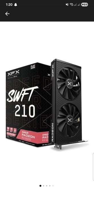 XFX Swift RX6600 8Gb |&| Palit RTX 2060 6Gb