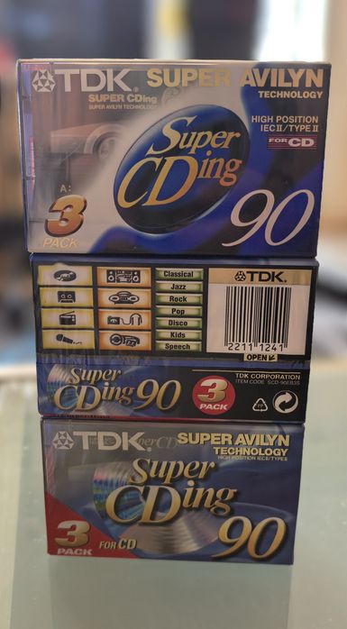 Casete audio chrome, Type II TDK sigilate.