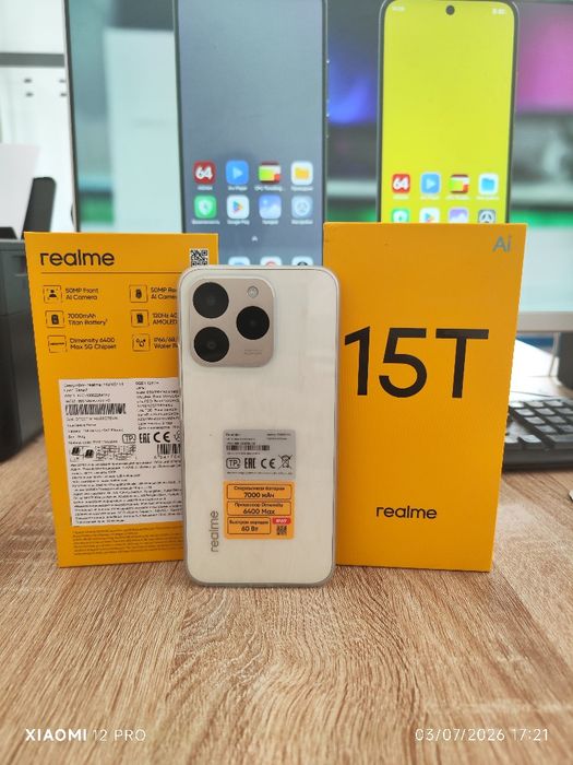 Realme 15t  yangi ishlatilmagan