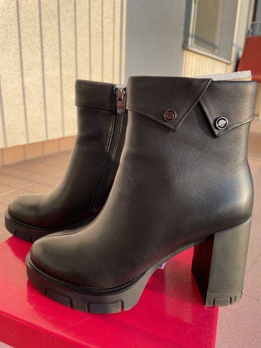 Botine dama piele