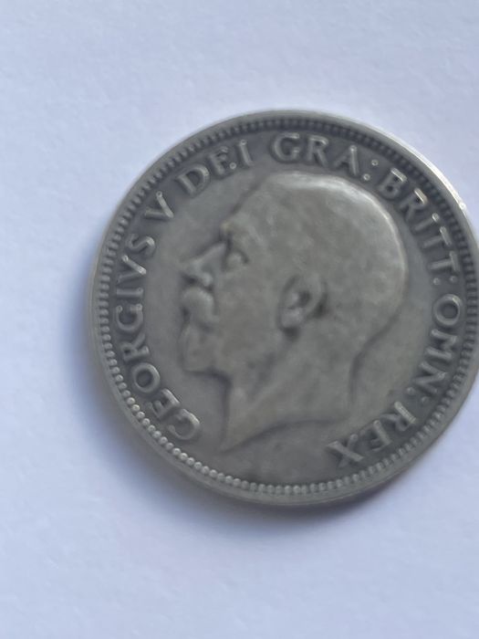 Moneda Argint Anglia Regatul Unit - 1 Shilling 1936 - George V