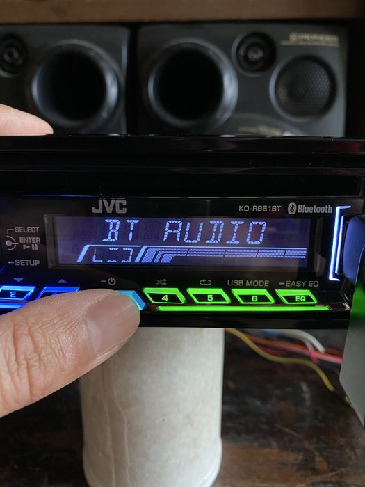 JVC KD-R961BT- НАЙ ВИСОК КЛАС 4.8V!! -USB Bluetooth CD mp3 плеър за кола авто радио сд