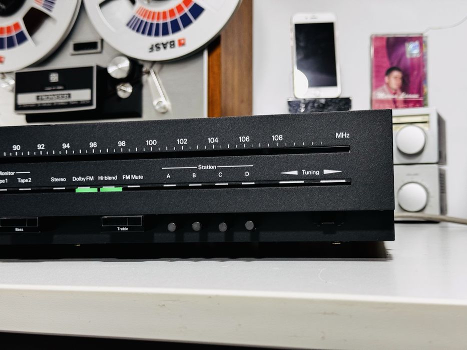 Amplificator/Receiver Nakamichi 730,anii 1978,105W/canal,17.2 kg,Japan