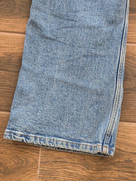 Дънки H&M Baggy Bootcut с камъчета – размер 134 (8-9 г.)