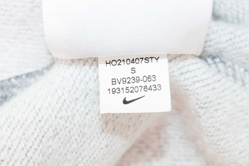 Nike Essential Fleece оригинална дамска суичър рокля сива с качулка S