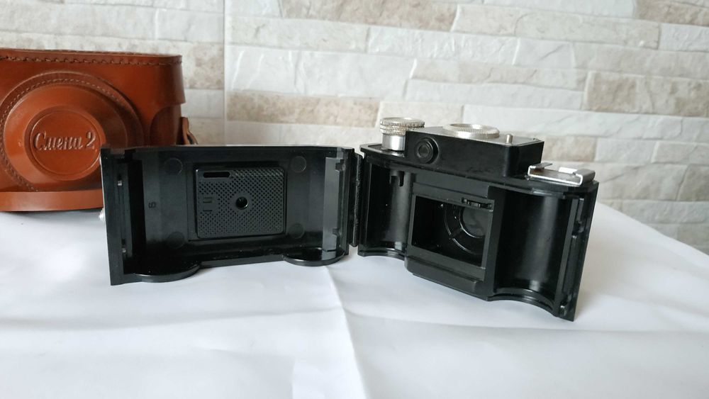 Стар механичен фотоапарат Смена 2 / Smena 2 - Антика