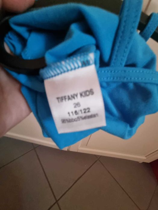 Costum pt dans/balet - body si tutu albastru 116-122 ( 5-7 ani)