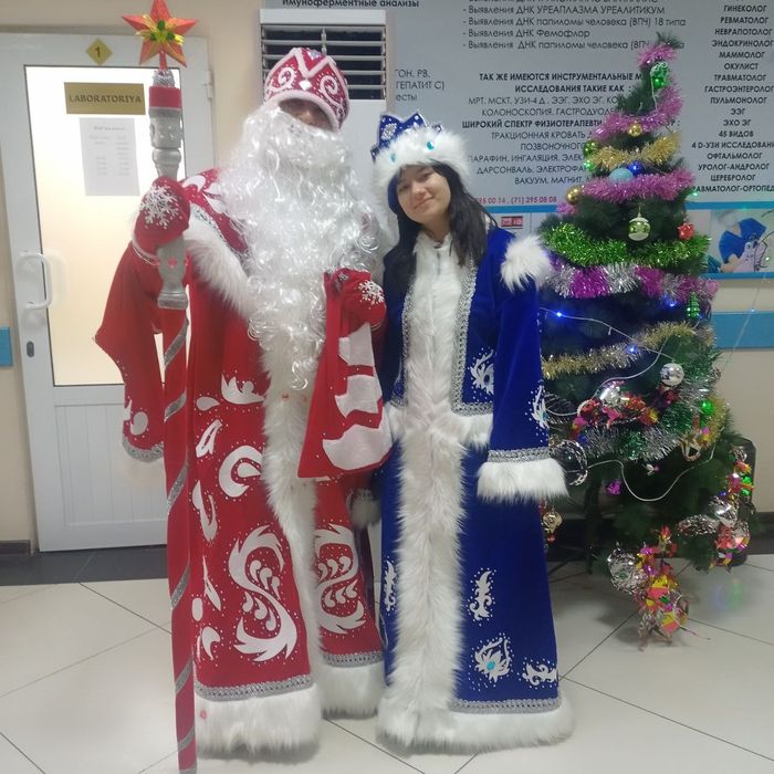 Qor bobo va Qor qiz  Yangi yil oqshomida uyingizga tashrif buyuramiz