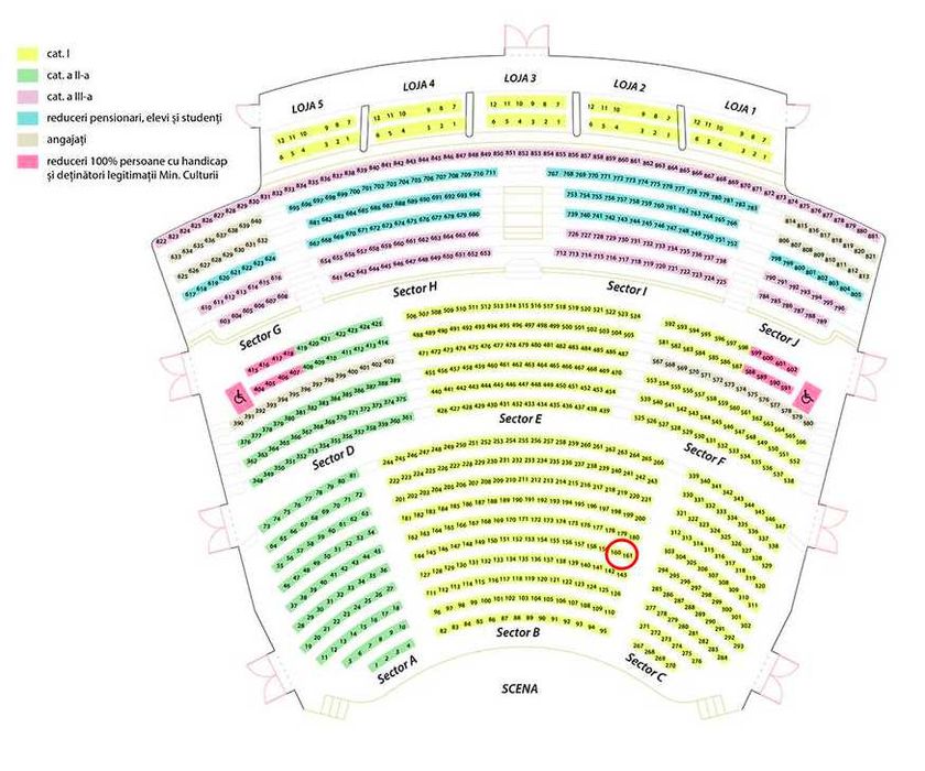 Abonament Sala Radio OCR, 2 persoane, 6 spectacole, 14.01 - 25.03