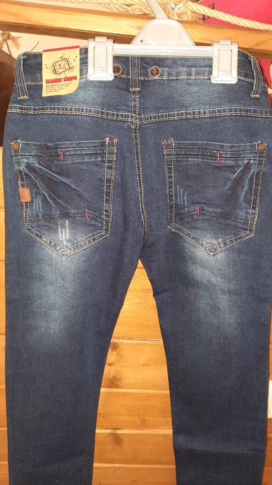 Дънки с тиранти -12 г.