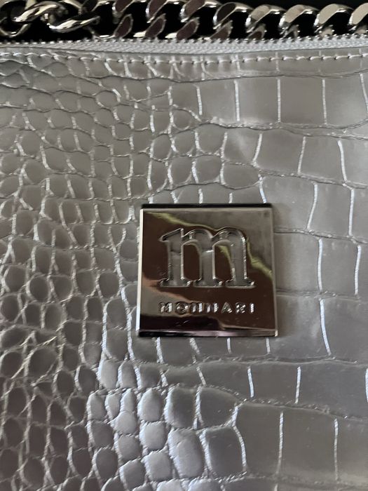 Дамска чанта кожа черна MONNARI